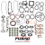 JOGO JUNTA C/ RETENTOR S/ JUNTA CABECOTE HILUX 2.5 / 3.0 MOTOR D4D 16V 2005/... - 04111-0L100
