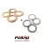 KIT 8 ARRUELAS ASSENTO BICO INJETOR PAJERO / L200 / HILUX / BONGO MOTOR 2.5 - 512.19.10 / 611.17.10