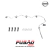 KIT TUBO RETORNO DOS BICOS FRONTIER 2.5 190CV 2012 A 2016 - 166715X00A