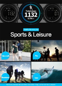 Reloj 1250 Sport ,SmartWatch Calorías Bluetooth Podómetro, en internet