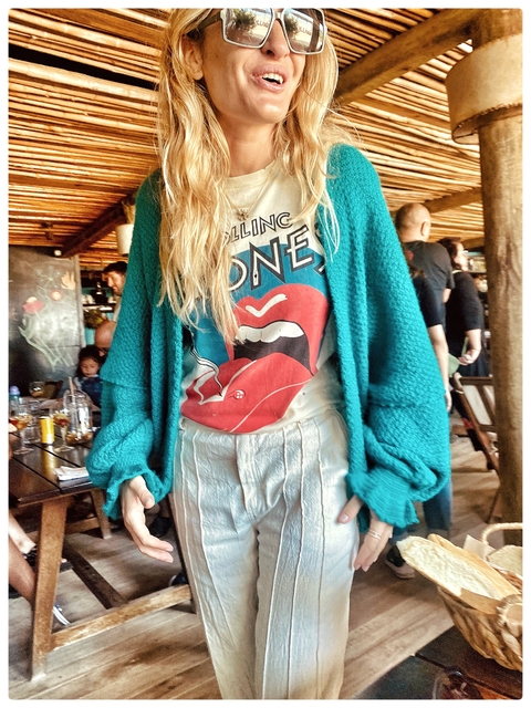 PANT GAUCHO LINO ADULTO - MARFIL - talle S