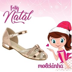 SANDÁLIA MOLEKINHA MENINA STRASS - 2098.447