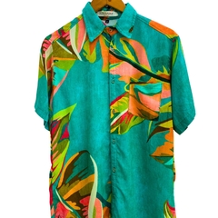 Camisa Azul Folia