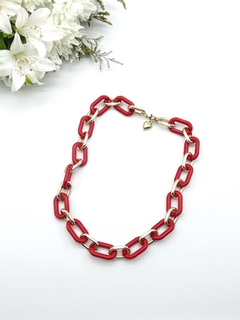 Collar Charo ( Rojo )
