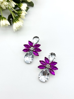 Aros Sofia ( fucsia )