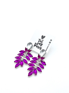 Aros Juliette (fucsia)