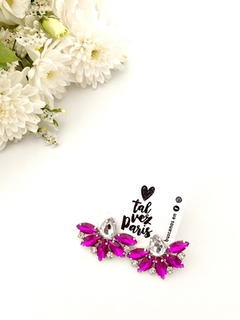Aros Amelie ( fucsia )