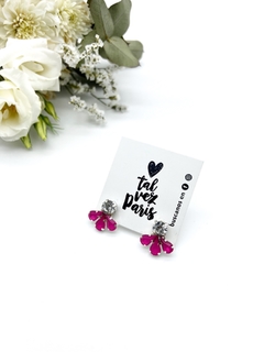 Aros Anastacia (fucsia)