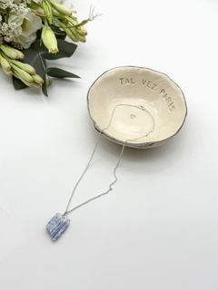 Collar Luisa ( cianita azul ) - comprar online