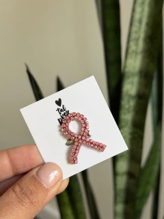 Prendedor Lazo rosa