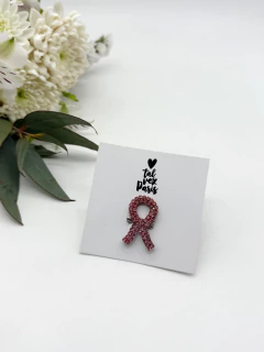 Prendedor Lazo rosa - comprar online