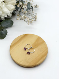 Aros amatista - comprar online