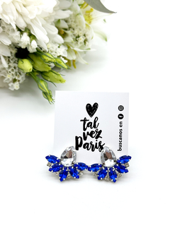 Aros mini Amelie ( azul )