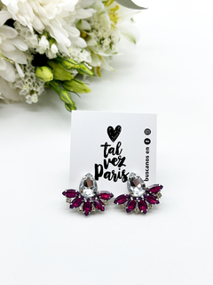 Aros mini Amelie ( Bordo )