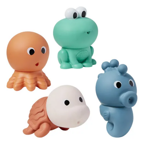 Brinquedos de Banho Buba Fundo do Mar Laváveis em Silicone