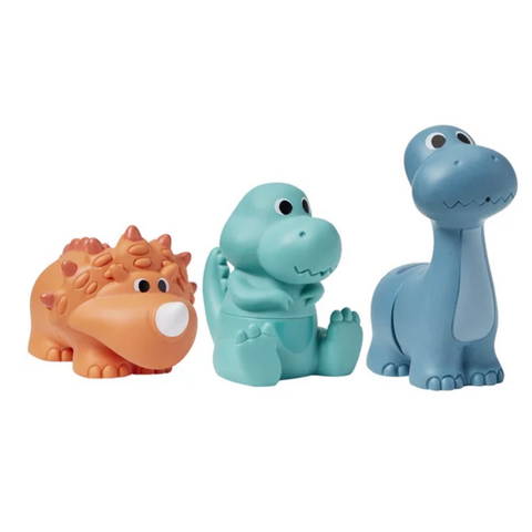 Brinquedos para Banho Dino Buba Bichinhos em Silicone Baby