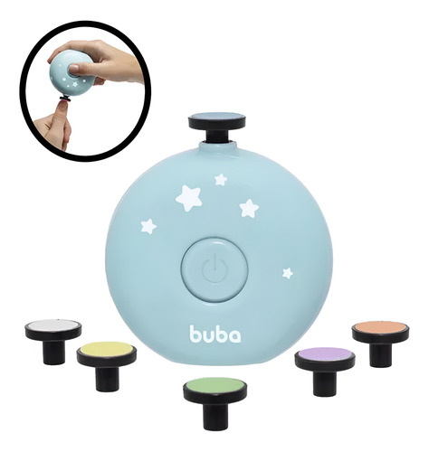 Kit Lixador Elétrico Para Unhas de Bebê 6 Lixas