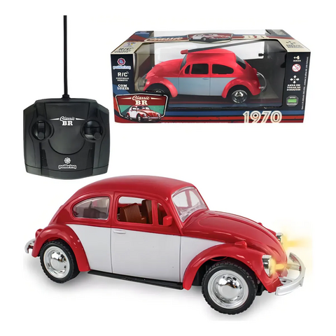 Brinquedo Polibrinq Fusca Clássico Controle Remoto Infantil