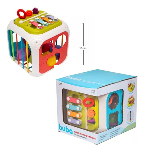 Cubo De Atividades 7 Em 1 Brinquedo Infantil - Buba