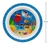 Imagem do Kit Refeição Pirata Buba Com Prato Copo Talheres