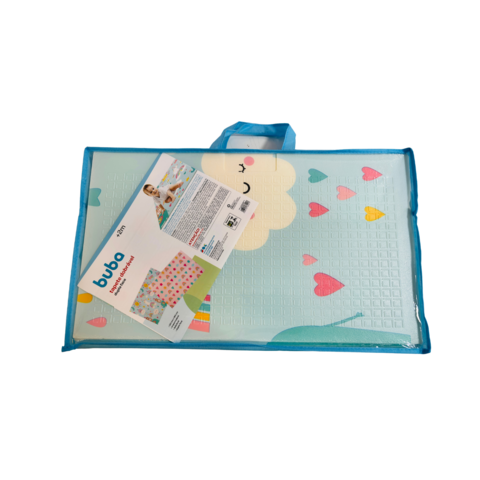 Tapete Dobrável Arco-Íris Macio Seguro para o Quarto do Bebe