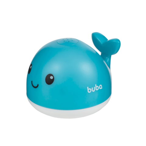 Brinquedo Baleia Esguicha Água com Luz Buba