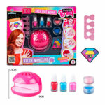 KIT manicure Polibring com lixas e secador de unhas