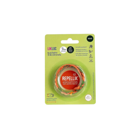 Pulseira de Citronela Hipoalergênica e Ajustável