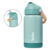 Garrafa Térmica Buba 360ml Azul Laranja com Canudo
