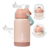 Garrafa Infantil Buba 360ml Rosa com Parede Dupla Alça na internet