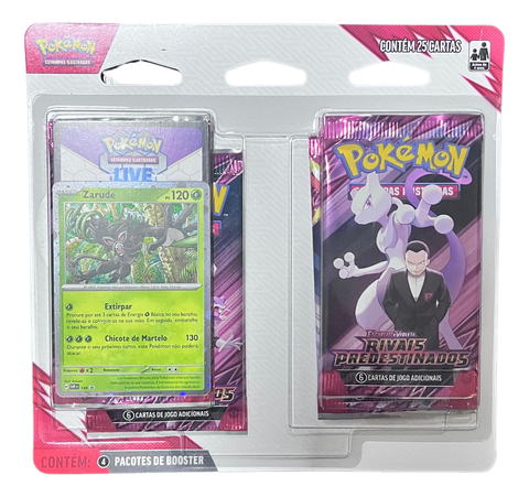 Copag Pokémon Blister Quadruplo Zarude Rivais Predestinados