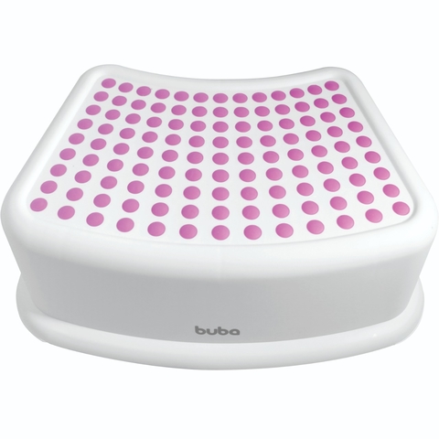 Degrau Rosa Infantil Antiderrapante Banheiro Desfralde Bebe