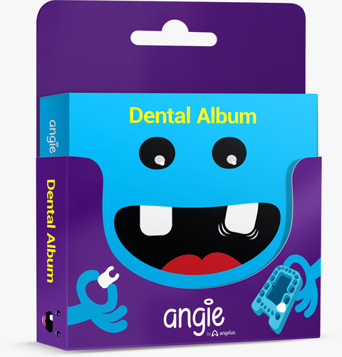 Porta Dente De Leite Infantil Dental Album Premium Top Bebe - Azul - comprar online