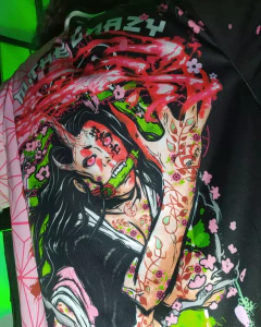 CAMISETA BASEBALL ONI GIRL - M.THE CRAZY