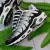 NIKE AIR MAX PLUS TN - BRANCO PRETO E VERDE - TUNED AIR
