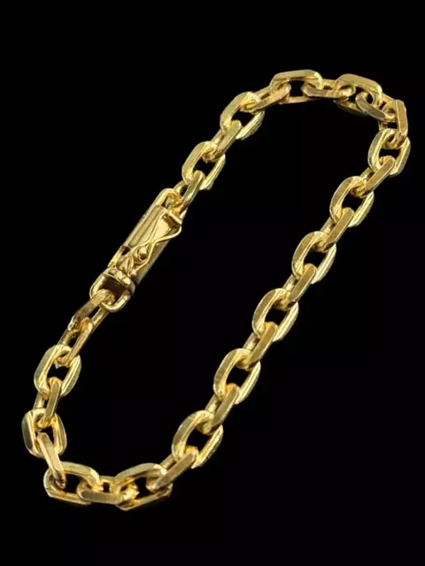 PULSEIRA CADEADO (6mm) - Banhado a ouro 18k - comprar online