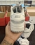 Tênis Nike dunk Branco cinza Refletivo na internet