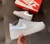 Tênis Nike air force branco cinza Refletivo - comprar online
