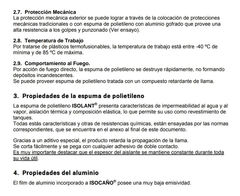 Tubo Aislante Isolant = Espuma Y Aluminio Ø 13 Mm / 33 Mm