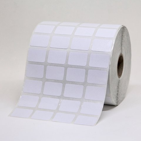 Rolo de Etiquetas Código de Barras 22mm x 15mm, Papel Couchê, 10000 etiquetas, 4 Colunas