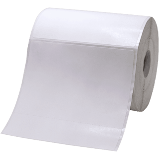 Rolo de etiquetas de Identificação para Pallets, 105mm x 105mm, Com serrilha
