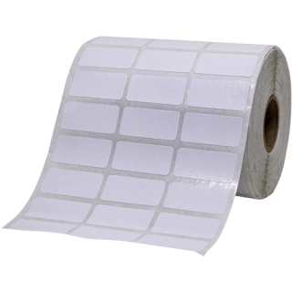 Rolo de Etiquetas Código de Barras 30mm x 15mm, BOPP, 5000 etiquetas, 3 Colunas