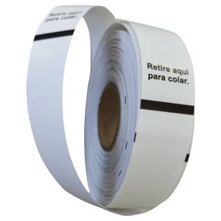 Pulseira Hospitalar de Identificação, 25mm x 250mm, Papel Térmico Adesivo