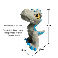 Jurassic World Mini Blue - Cinza - Mini Baby Dinos - Pupee - comprar online
