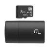 Pen Drive 2 em 1 Classe 4 Micro SD 8GB Multilaser - MC161 / MC120