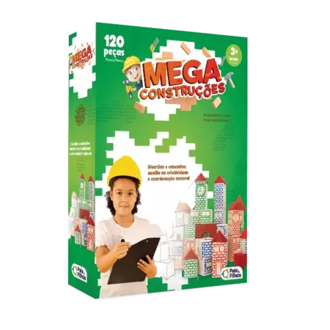 MEGA CONSTRUCOES - 120PCS - PAIS E FILHOS