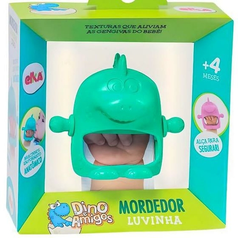 MORDEDOR LUVINHA DINO(VERDE) ELKA - 1236