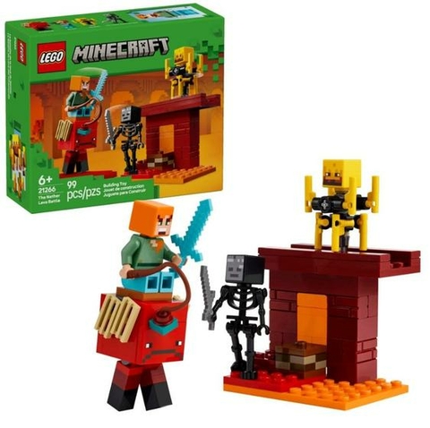 LEGO A BATALHA DE LAVA NO NETHER - 21266