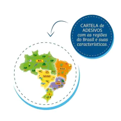 Imagem do Mapa do Brasil 3D Plástico - Elka