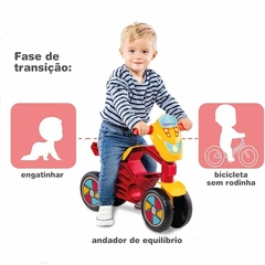 TOTOKROSS MOTOCA DE EQUILIBRIO VERMELHA - 8018 - loja online